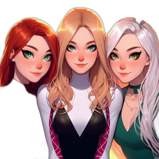 comic book art, fantasy art, concept art, cartoon transparent PNG cut-out
