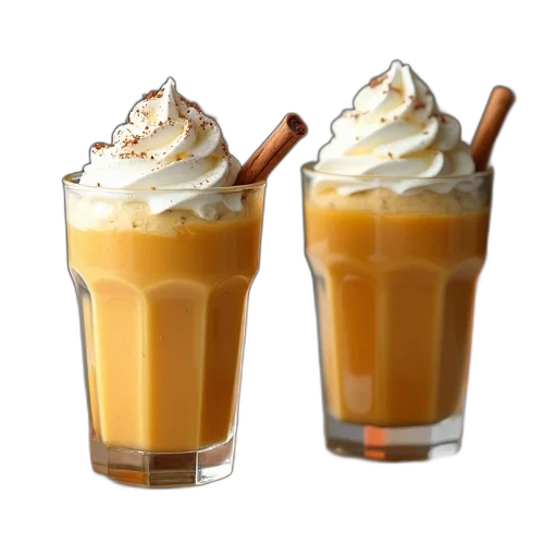 food, 3d render, photorealistic, two transparent PNG cut-out