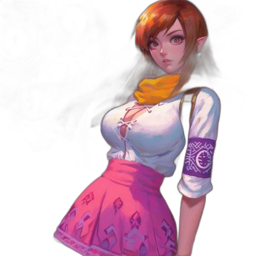 dress, staff, face, jacket transparent PNG cut-out