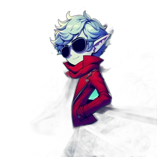 mask, staff, jacket, creature transparent PNG cut-out