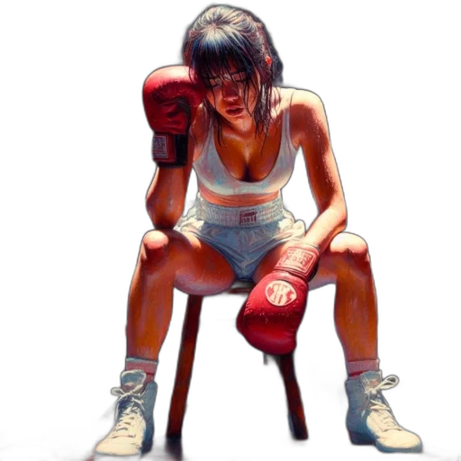 weapon, face, shoes, jacket transparent PNG cut-out