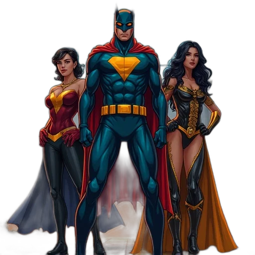 comic book art, concept art, fantasy art, 3d render transparent PNG cut-out