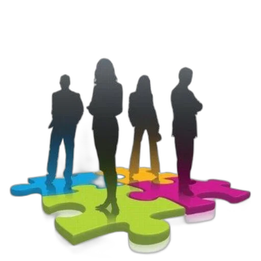 staff, 3d render, strategic, staffing transparent PNG cut-out
