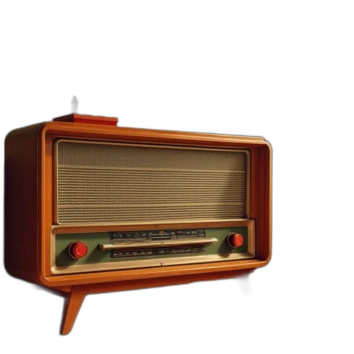 furniture, advertisement, radio, tuner transparent PNG cut-out