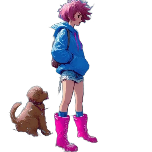 jacket, creature, animal, concept art transparent PNG cut-out