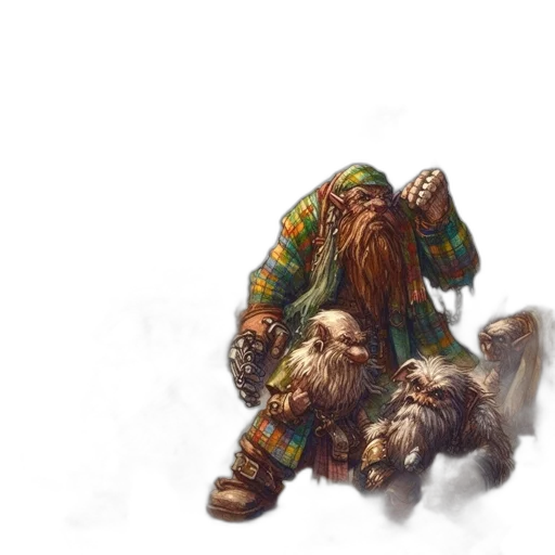 creature, fantasy art, concept art, pixel art transparent PNG cut-out