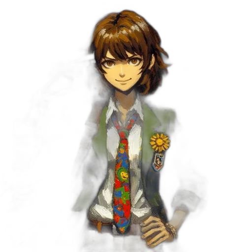 jacket, staff, face, concept art transparent PNG cut-out
