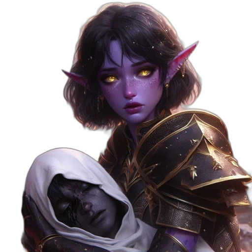 face, staff, fantasy art, concept art transparent PNG cut-out