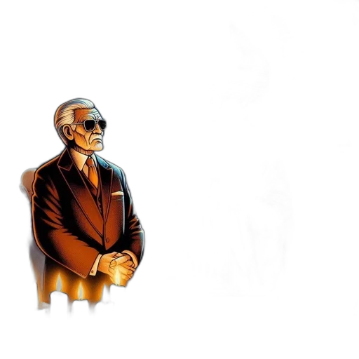 jacket, staff, mask, robot transparent PNG cut-out