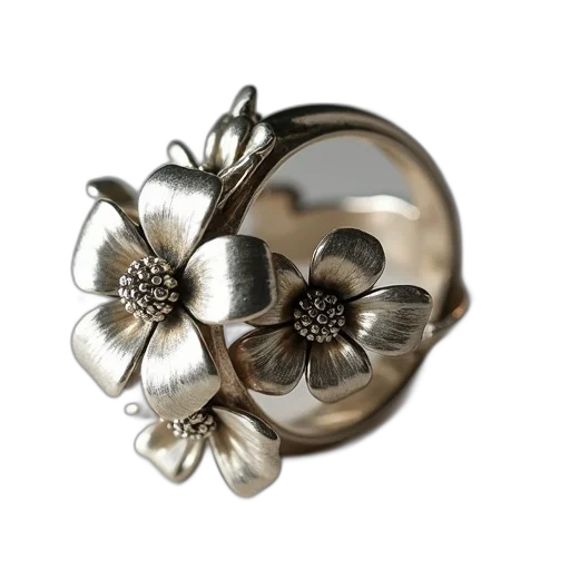 jewelry, flower, crown, 3d render transparent PNG cut-out