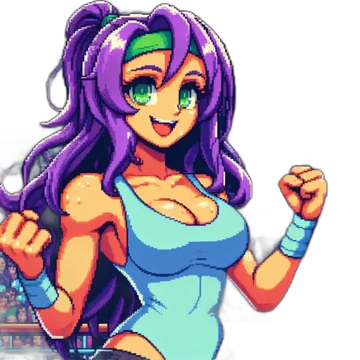 robot, pixel art, anime, cartoon transparent PNG cut-out