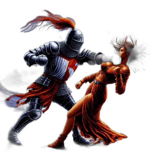 concept art, comic book art, fantasy art, pixel art transparent PNG cut-out