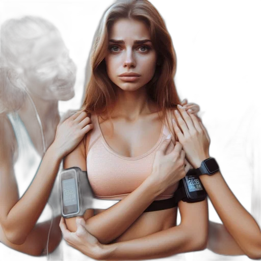 jewelry, photorealistic, concept art, cyberpunk transparent PNG cut-out