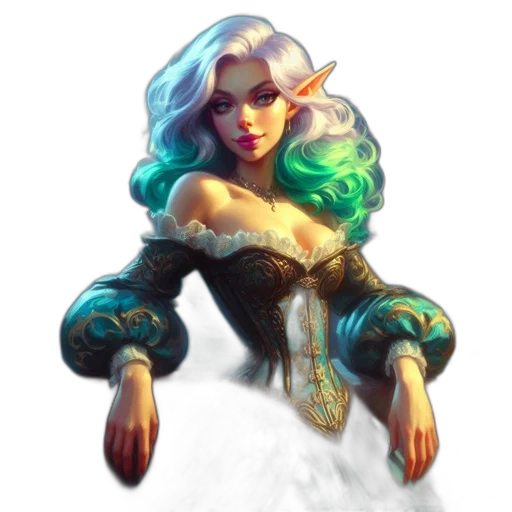 fantasy art, concept art, pixel art, comic book art transparent PNG cut-out