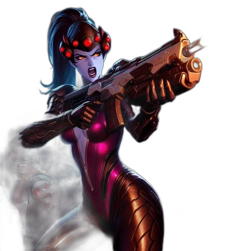weapon, concept art, comic book art, cyberpunk transparent PNG cut-out