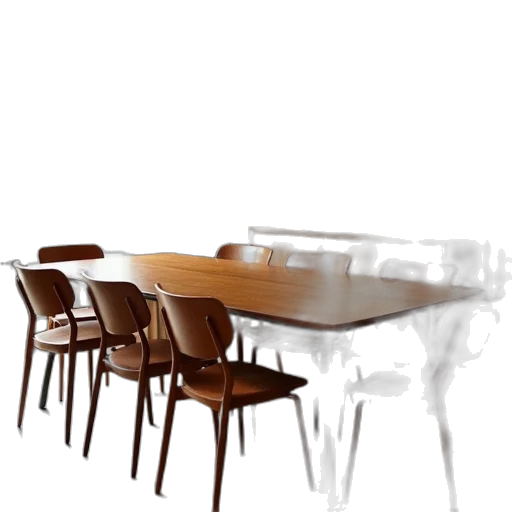 furniture, staff, 3d render, photorealistic transparent PNG cut-out