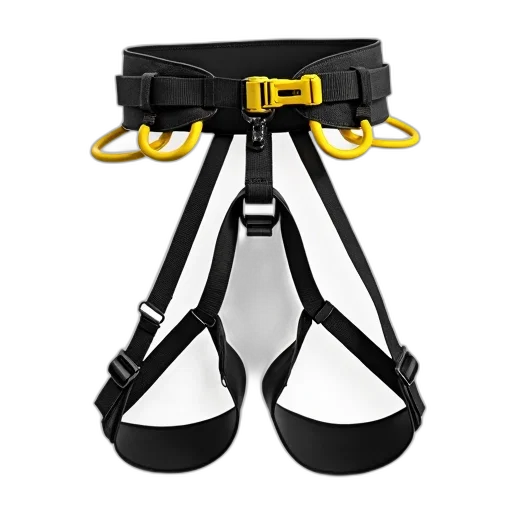 staff, black, yellow, climbing transparent PNG cut-out