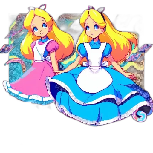 dress, concept art, pixel art, 3d render transparent PNG cut-out