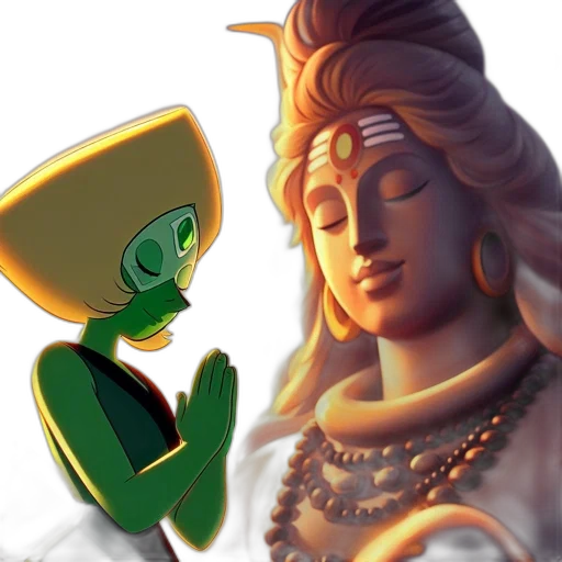 crown, jewelry, robot, staff transparent PNG cut-out