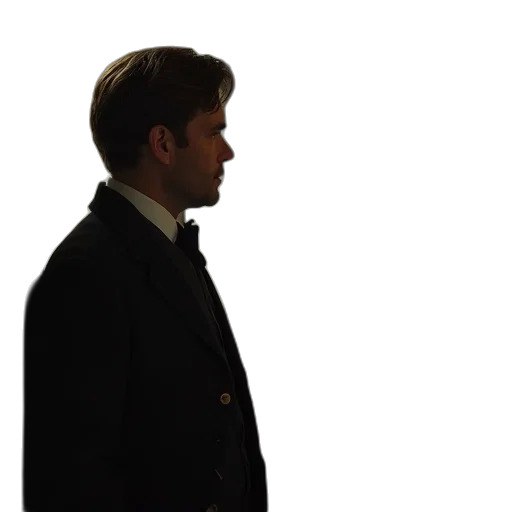 staff, jacket, face, hat transparent PNG cut-out