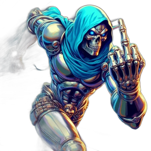 robot, comic book art, concept art, fantasy art transparent PNG cut-out