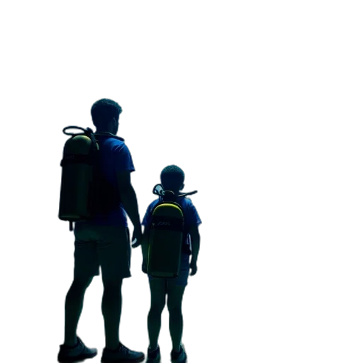 jacket, robot, staff, umbrella transparent PNG cut-out