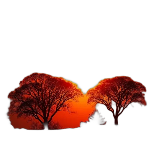 tree, hair, crown, animal transparent PNG cut-out