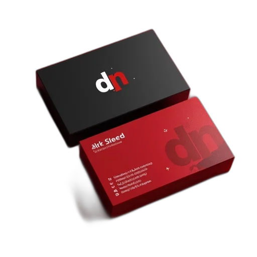 3d render, logo, red, black transparent PNG cut-out