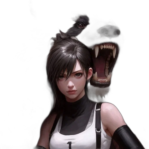 face, creature, mask, weapon transparent PNG cut-out