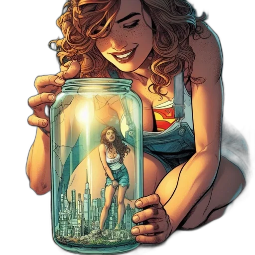 comic book art, concept art, fantasy art, cartoon transparent PNG cut-out