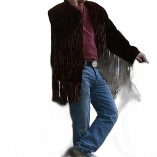 jacket, staff, creature, robot transparent PNG cut-out