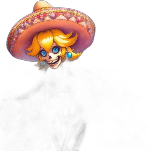 hat, staff, mask, weapon transparent PNG cut-out