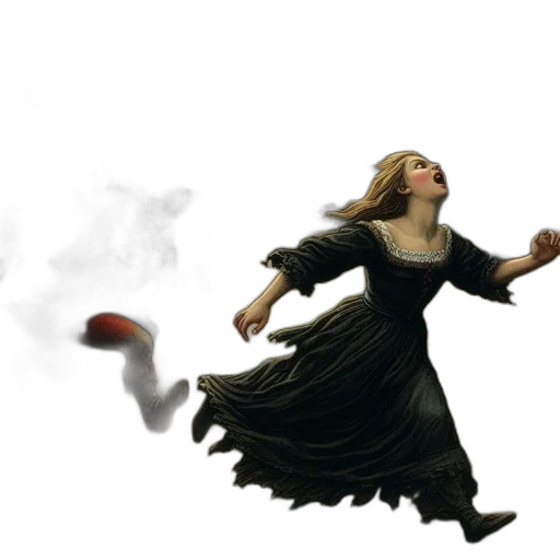 dress, shoes, concept art, 3d render transparent PNG cut-out