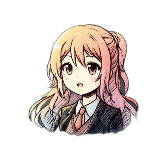 hair, staff, creature, face transparent PNG cut-out