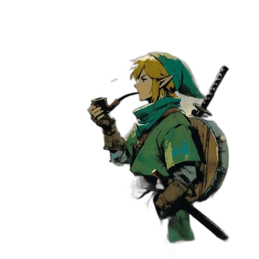 weapon, staff, sword, jacket transparent PNG cut-out