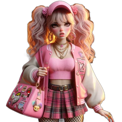jacket, concept art, 3d render, fantasy art transparent PNG cut-out
