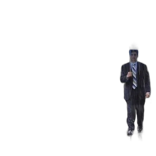 staff, hat, jacket, robot transparent PNG cut-out