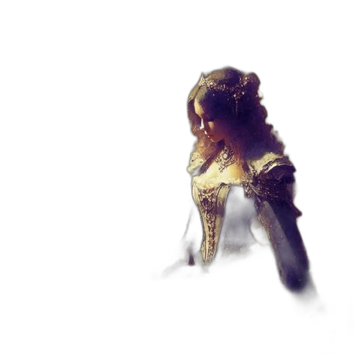 dress, crown, staff, sword transparent PNG cut-out