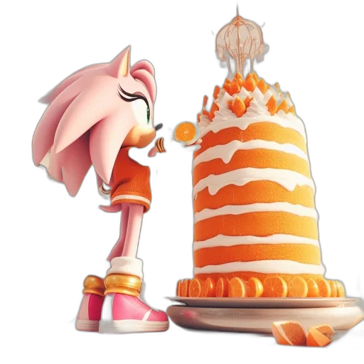 crown, food, concept art, 3d render transparent PNG cut-out