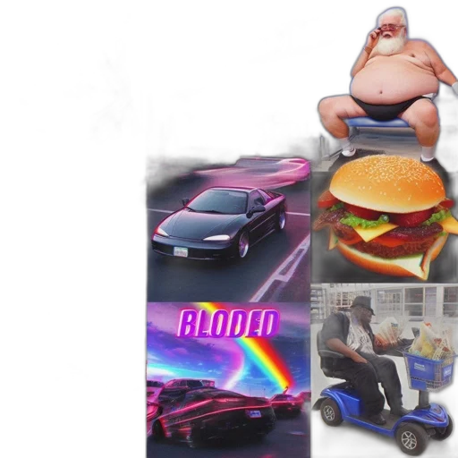 car, food, robot, animal transparent PNG cut-out