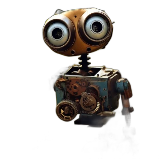 robot, staff, weapon, animal transparent PNG cut-out