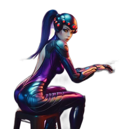 robot, dress, creature, concept art transparent PNG cut-out