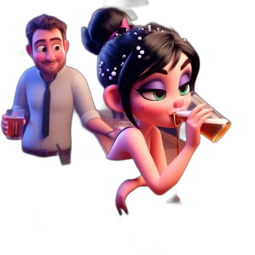 concept art, 3d render, cartoon, fantasy art transparent PNG cut-out