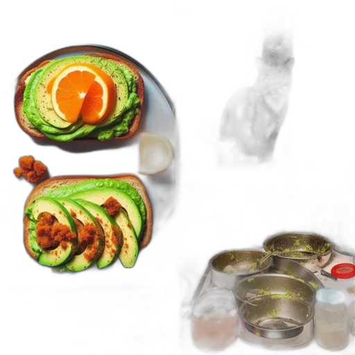 food, 3d render, photorealistic, concept art transparent PNG cut-out