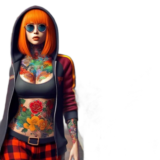 jacket, dress, concept art, comic book art transparent PNG cut-out