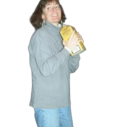 bottle, jacket, creature, staff transparent PNG cut-out