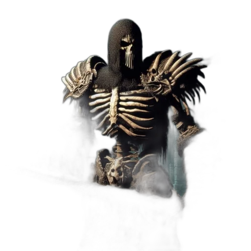 sword, weapon, mask, creature transparent PNG cut-out