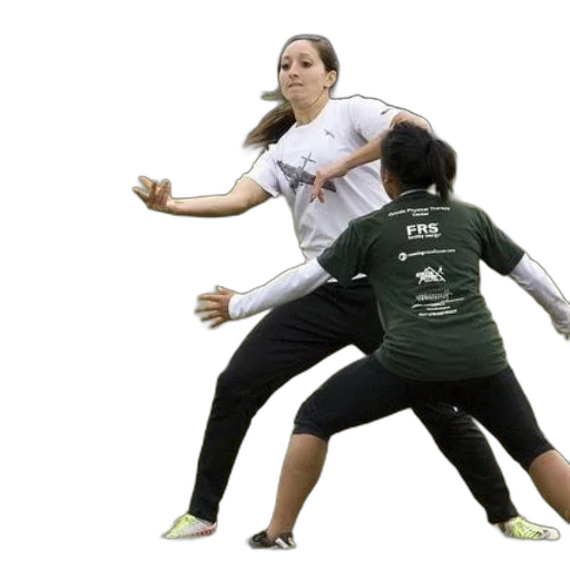 staff, two, women, playing transparent PNG cut-out
