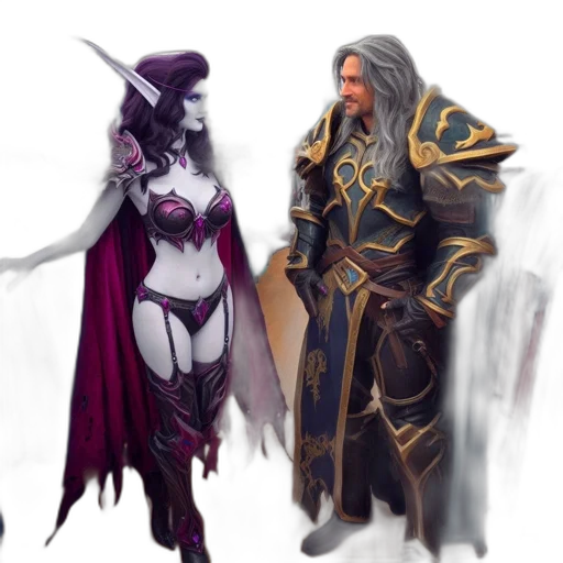 fantasy art, concept art, pixel art, comic book art transparent PNG cut-out