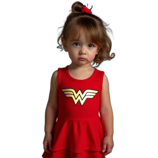 dress, little, girls, wearing transparent PNG cut-out